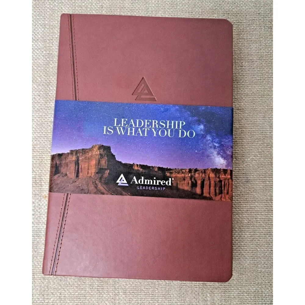 Lot of 2 Hardcover Notebook Journal  Vegan Leather Cover Brown Lined Pages‎
